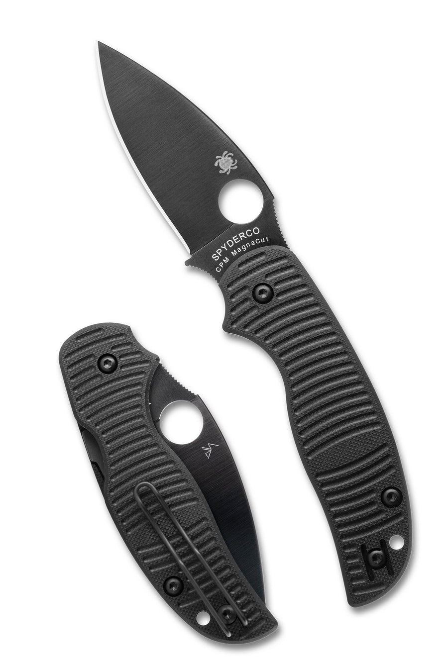 Spyderco Sage 5 Salt Black TiCN MagnaCut G10 C123GPBKMCBK
