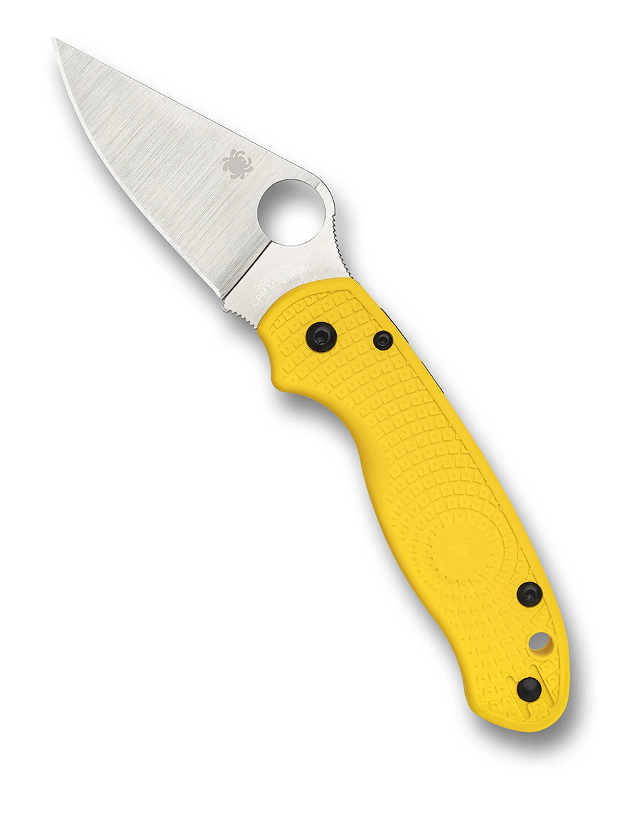 Spyderco Para 3 Lightweight Salt — Yellow FRN MagnaCut (C223PYL)