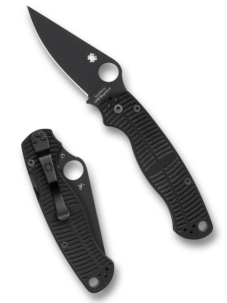 Spyderco Para Military 2 Salt Black DLC MagnaCut C81GMCBKP2