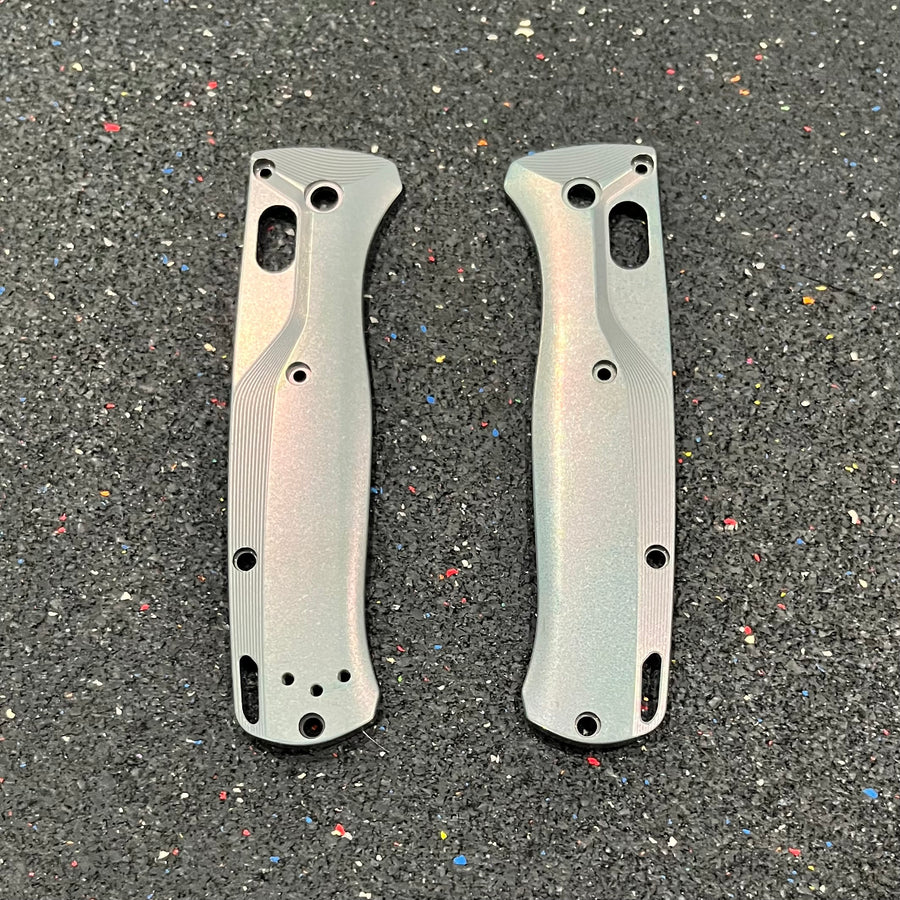 EDCustoms Titanium Scales for Benchmade Bugout 535 — Anodized Sharkskin Slate