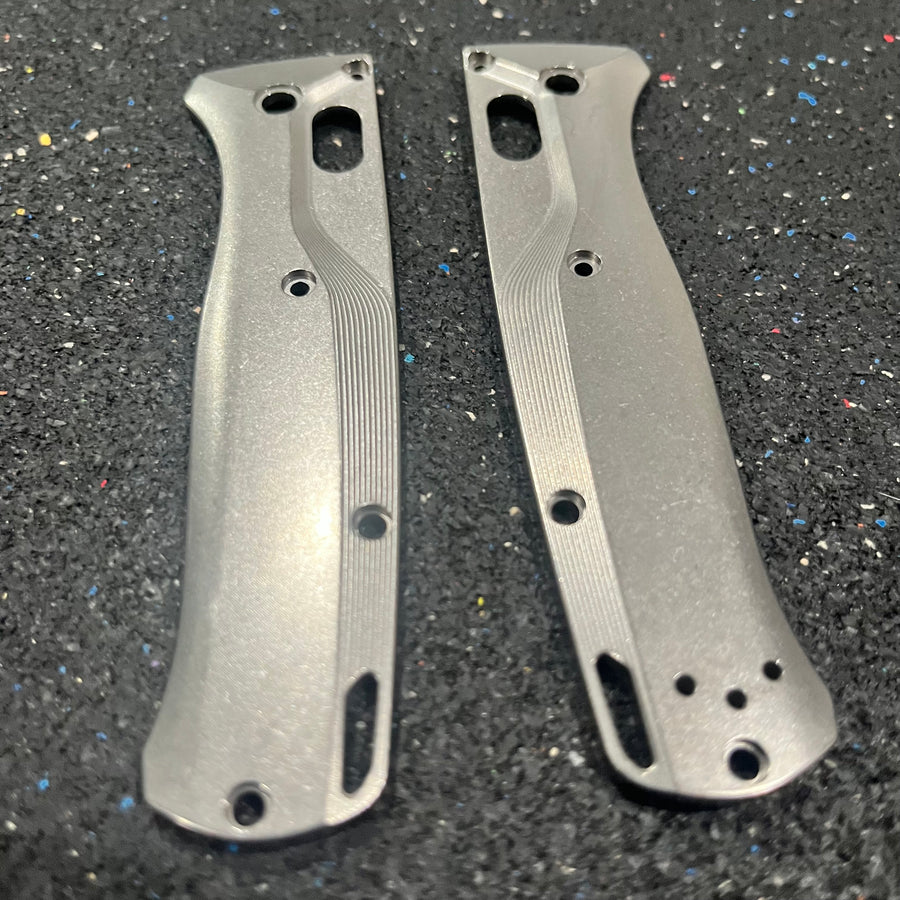 EDCustoms Titanium Scales for Benchmade Bugout 535 — Stonewash