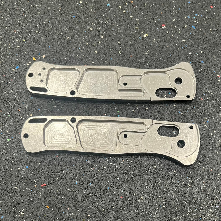EDCustoms Titanium Scales for Benchmade Bugout 535 — Stonewash