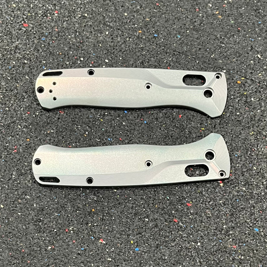 EDCustoms Titanium Scales for Benchmade Bugout 535 — Anodized Sharkskin Slate
