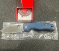 Spyderco Shaman Folding Knife — Cobalt Blue G10 CPM SPY27 (C229GPCBL)
