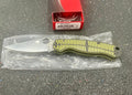 Spyderco Para Military 2 Salt Folding Knife — Yellow/Black G10 MagnaCut (C81GBKYLMCP2)