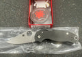 Spyderco Para 3 Folding Knife — Satin S45VN Black G10 (C223GP)